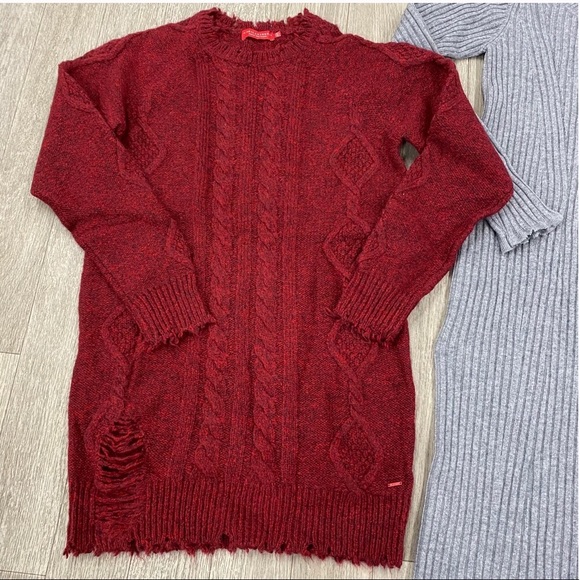 n:Philanthropy Oversized Distressed Sweater - Picture 2 of 15